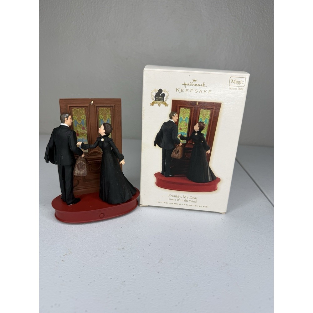 2009 Hallmark Keepsake Gone With The Wind Frankly My Dear Christmas Ornament